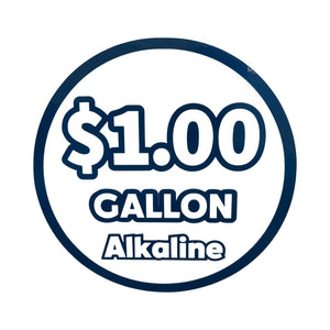 $1.00 a gallon Alkaline price graphic