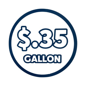 35 cents a gallon price graphic